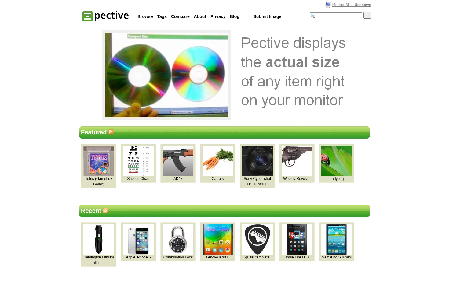 Pective 页面快照